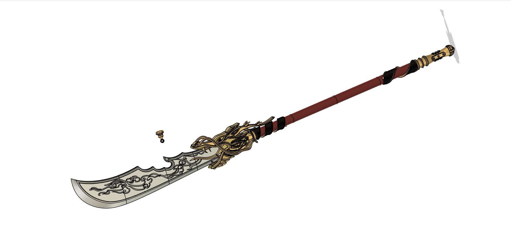 Azure Dragon Crescent Glaive